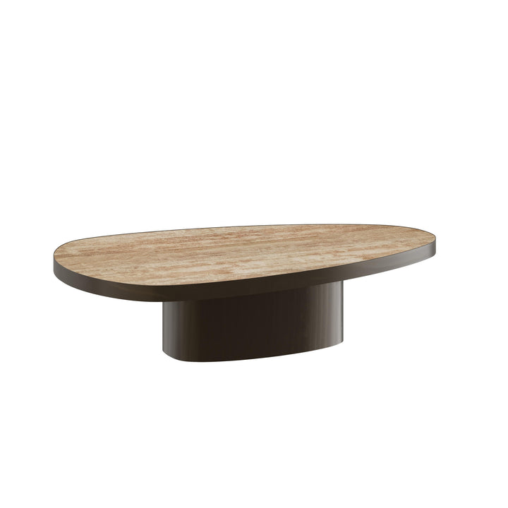 Dôme Deco ZIGON Couchtisch M in Braun, Medium – Design-Couchtisch für elegante Wohnräume