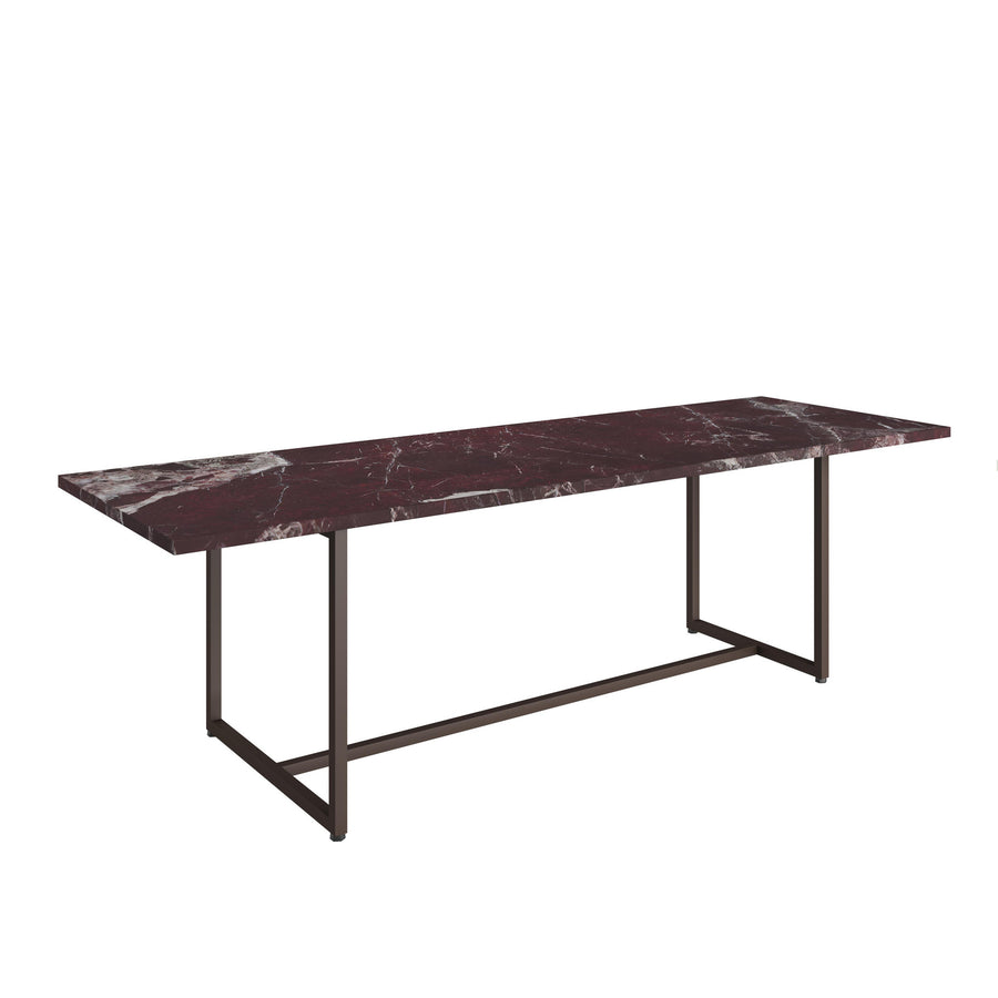 Dôme Deco SIMAY Couchtisch in Rot – Design-Couchtisch für elegante Wohnräume
