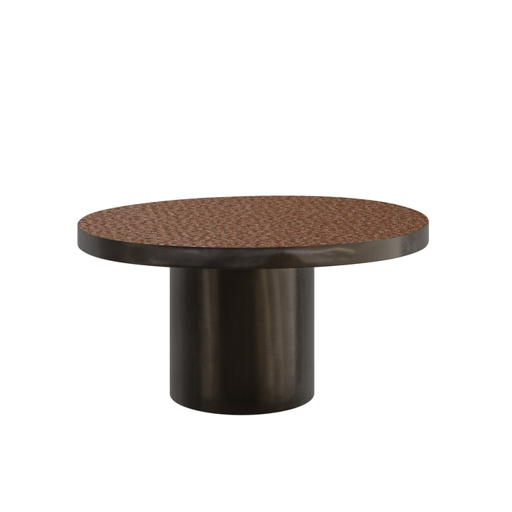 Dôme Deco OVIEDO Couchtisch S in Braun, Small – Design-Couchtisch für elegante Wohnräume