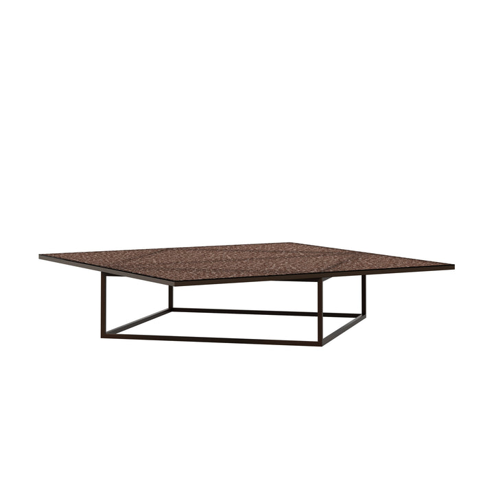 Dôme Deco KANDIRA Couchtisch in Braun – Design-Couchtisch für elegante Wohnräume