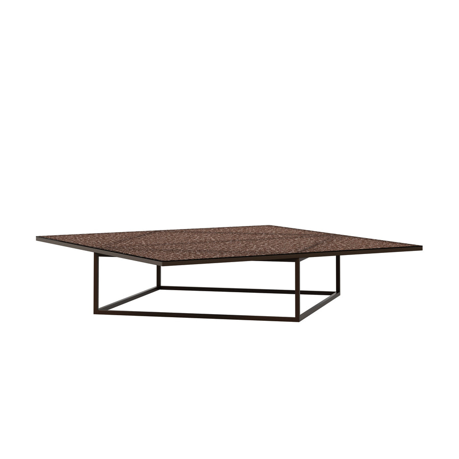 Dôme Deco KANDIRA Couchtisch in Braun – Design-Couchtisch für elegante Wohnräume
