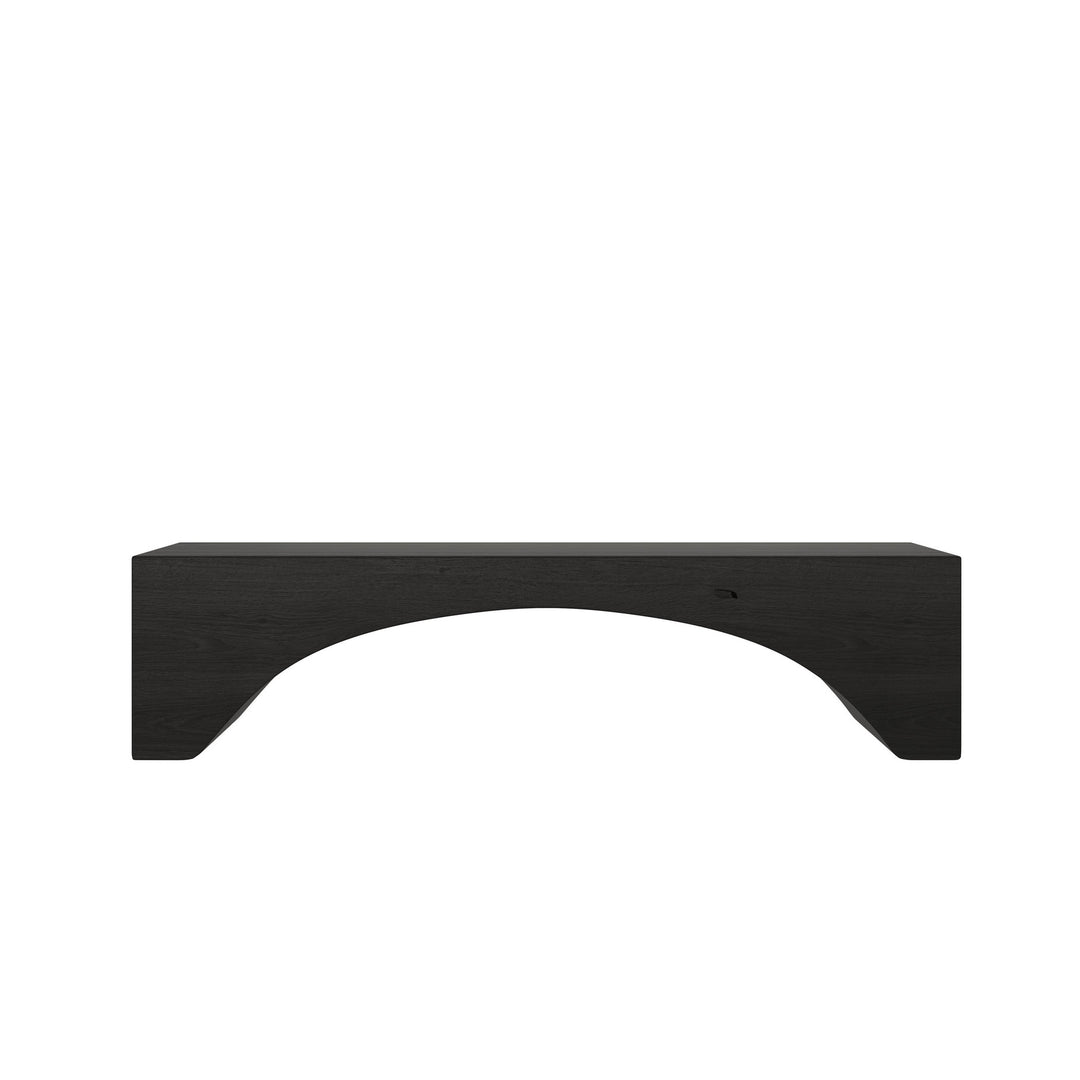 Dôme Deco DOVER Couchtisch in Schwarz – Design-Couchtisch für elegante Wohnräume