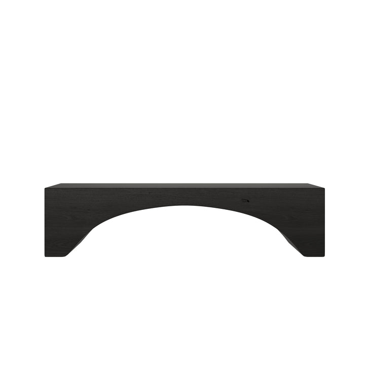 Dôme Deco DOVER Couchtisch in Schwarz – Design-Couchtisch für elegante Wohnräume