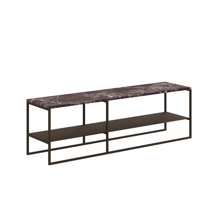 Dôme Deco SIMAY Konsolentisch in Rot – Design-Wohnaccessoire im modernen Dôme-Deco-Stil