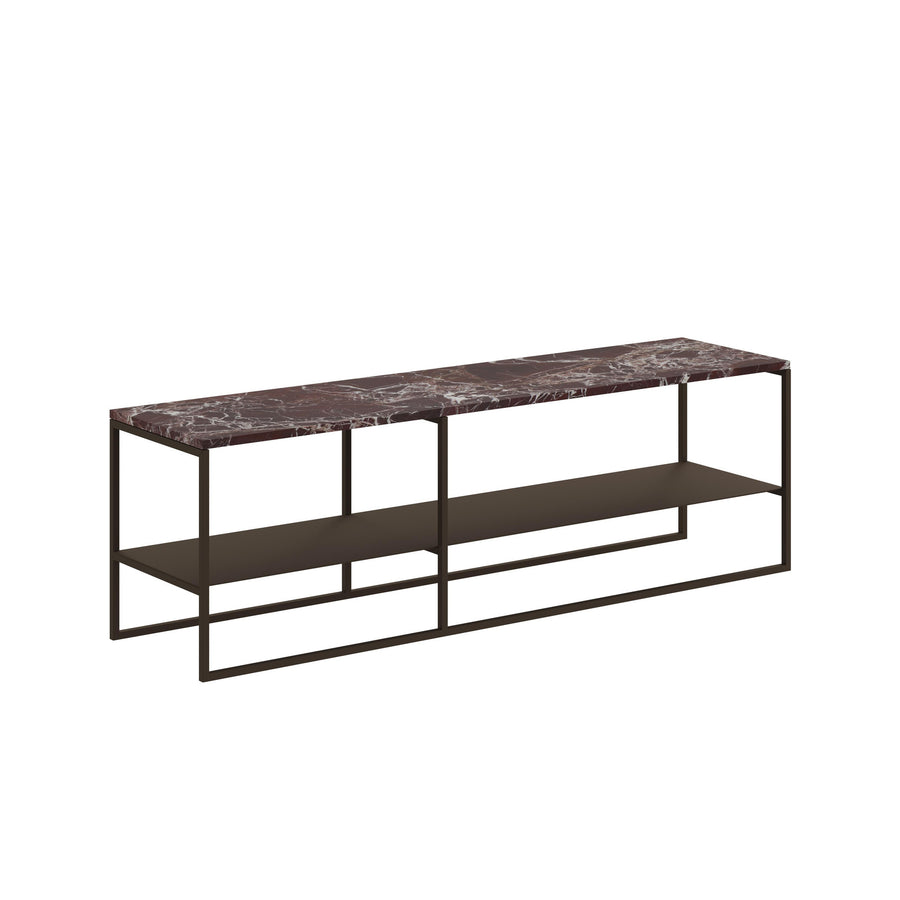 Dôme Deco SIMAY Konsolentisch in Rot – Design-Wohnaccessoire im modernen Dôme-Deco-Stil