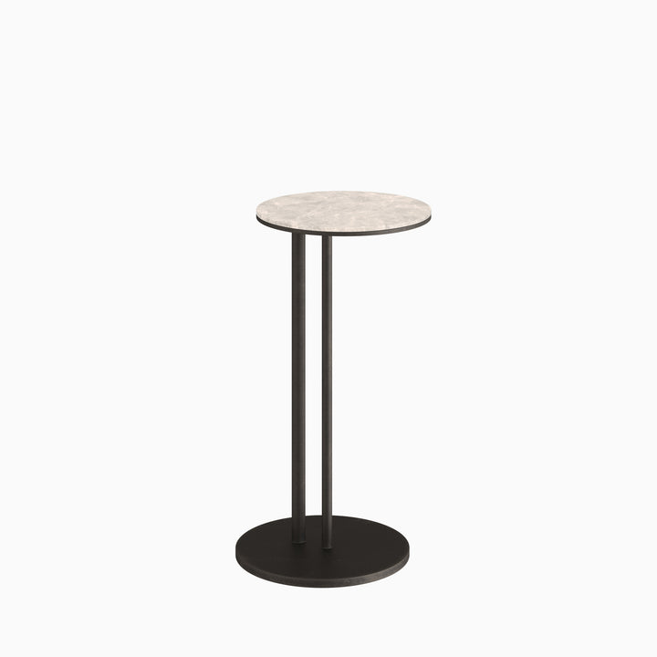 Dôme Deco TRENTO Beistelltisch S in Creme, Small – moderner Design-Beistelltisch