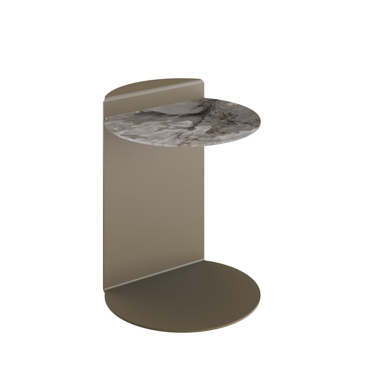 Dôme Deco MARION Beistelltisch in Choco – Design-Wohnaccessoire im modernen Dôme-Deco-Stil