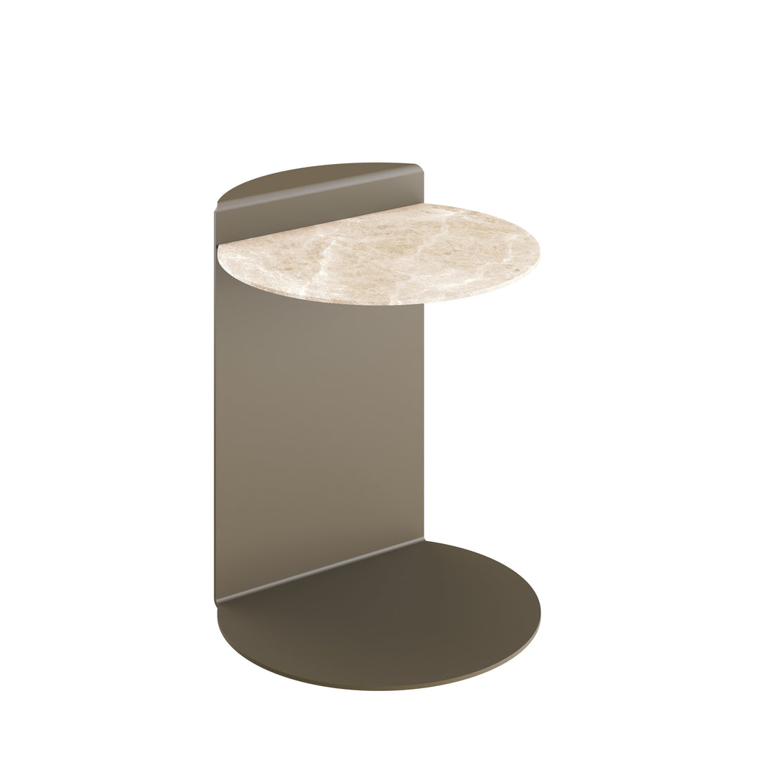 Dôme Deco MARION Beistelltisch in Creme – Design-Wohnaccessoire im modernen Dôme-Deco-Stil