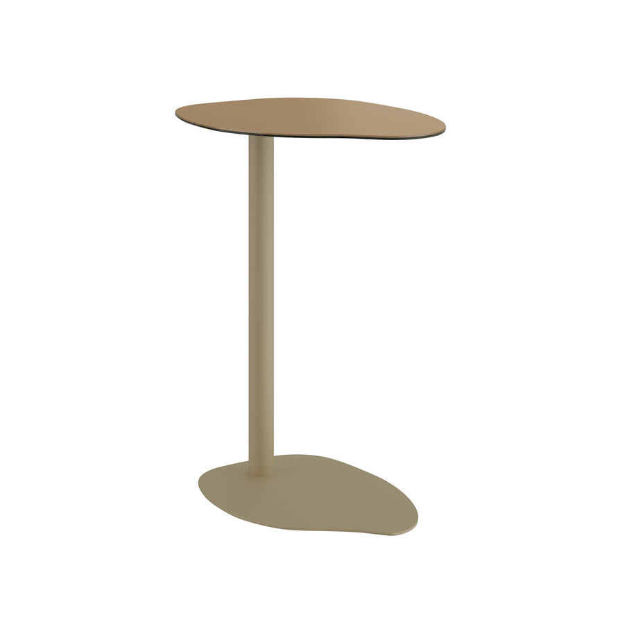 Dôme Deco INA Beistelltisch M in Beige, Medium – moderner Design-Beistelltisch
