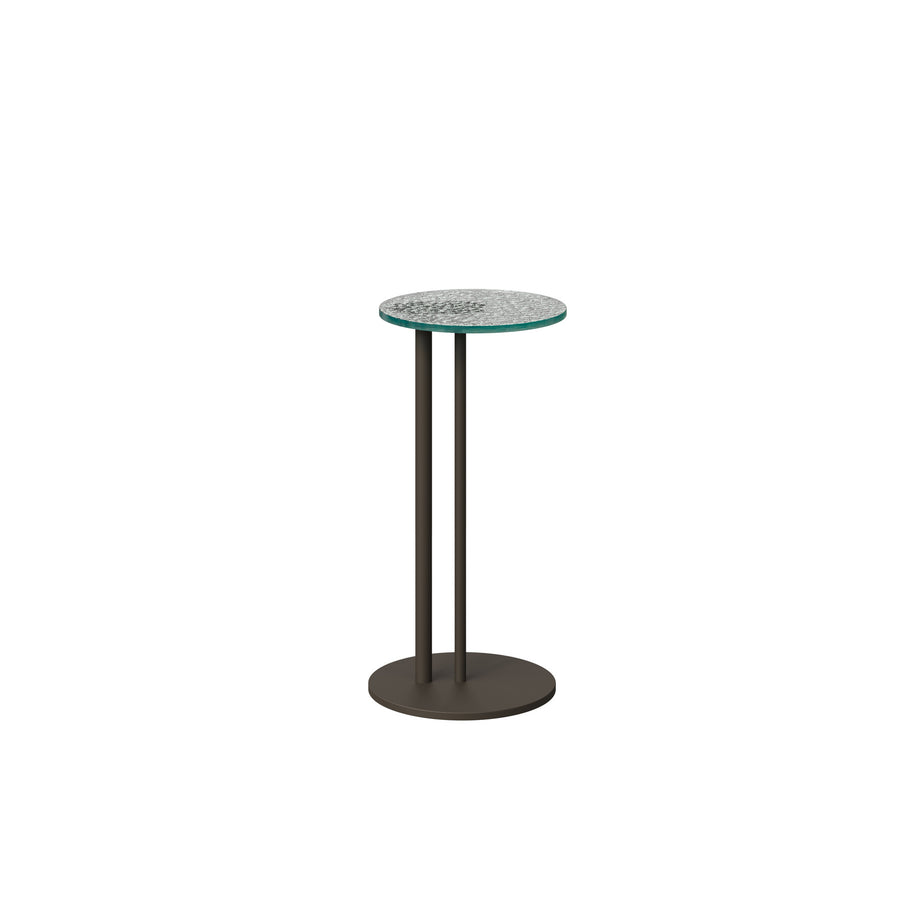 Dôme Deco HINO Beistelltisch S in Transparent, Small – moderner Design-Beistelltisch