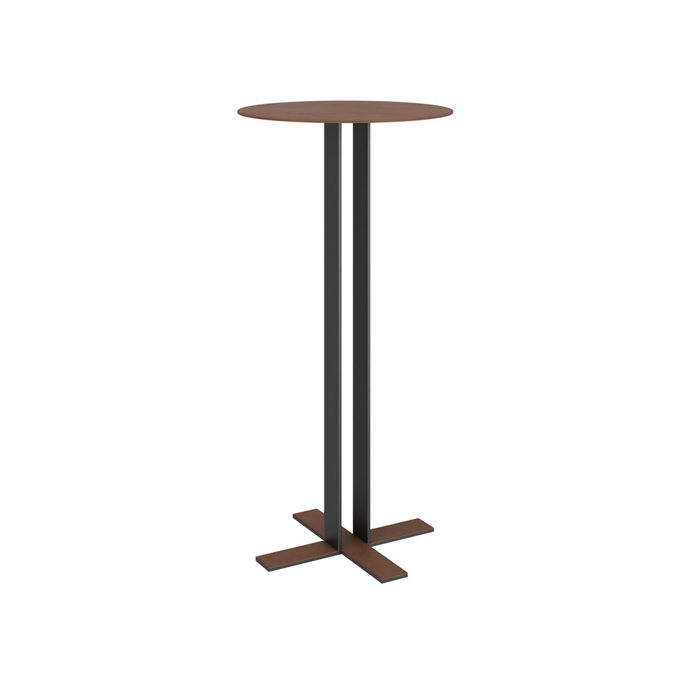 Dôme Deco NOVI Beistelltisch M in Taupe, Medium – moderner Design-Beistelltisch
