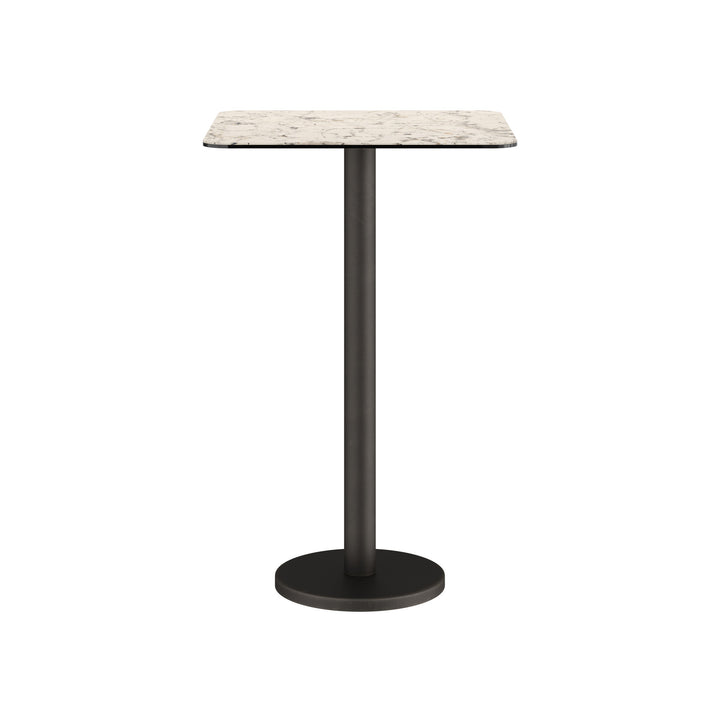 Dôme Deco BARI Bartisch quadratisch in Tundra – moderner Design-Bartisch für Bar- und Essbereiche