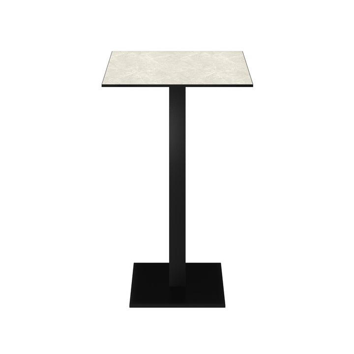 Dôme Deco LOJA Bartisch in Stone Cream – moderner Design-Bartisch für Bar- und Essbereiche