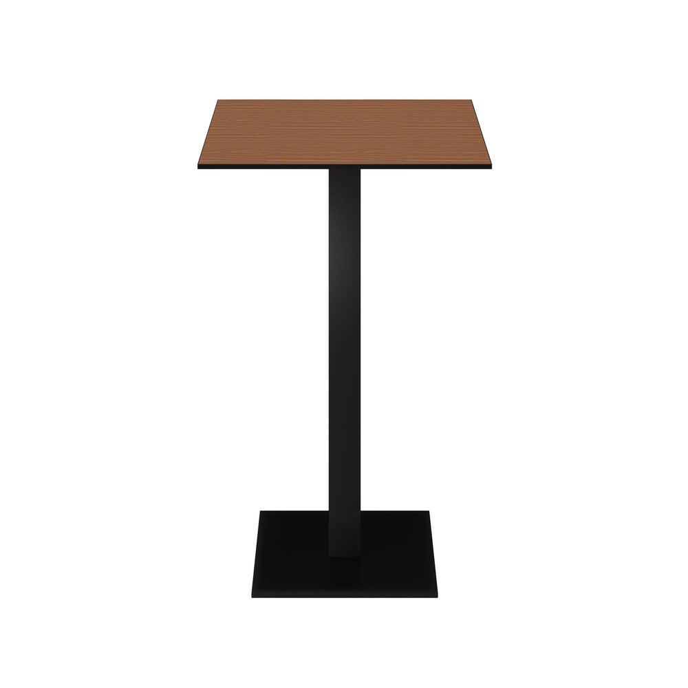 Dôme Deco LOJA Bartisch in Dunkelbraun – moderner Design-Bartisch für Bar- und Essbereiche
