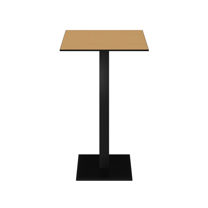 Dôme Deco LOJA Bartisch in Hellbraun – moderner Design-Bartisch für Bar- und Essbereiche