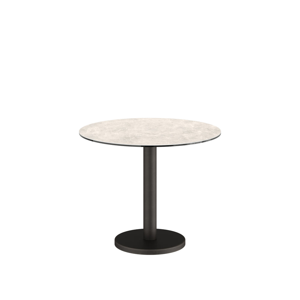 Dôme Deco BARI low Esstisch in Creme – moderner Design-Esstisch