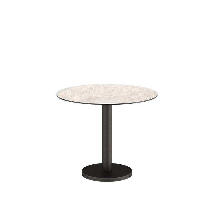 Dôme Deco BARI low Esstisch in Creme – moderner Design-Esstisch