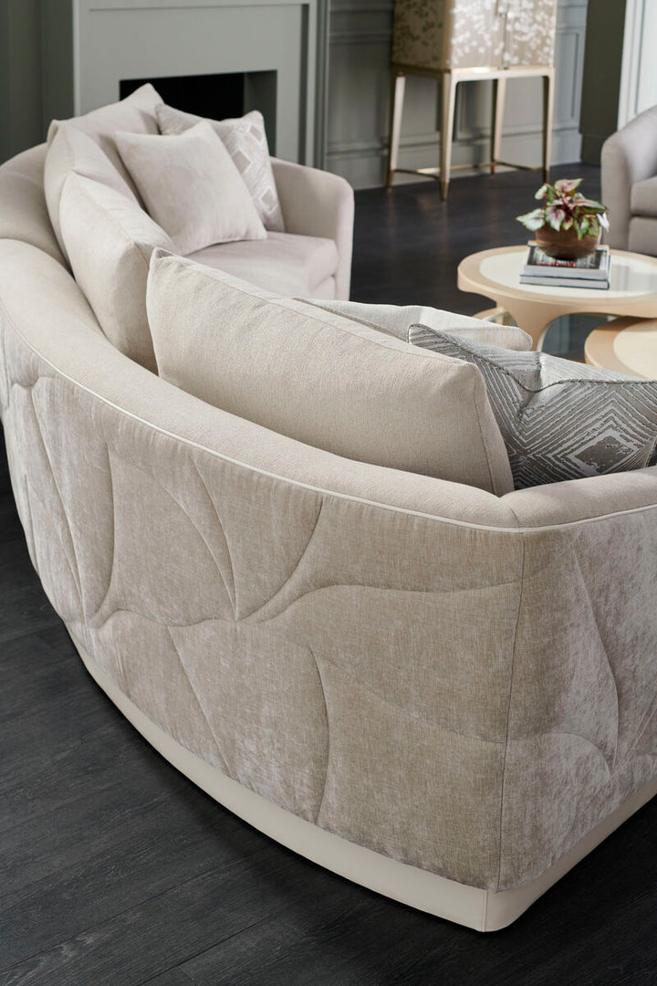 Caracole Fanciful right side panel modular sofa UPH-020-RL1-A from Instylior