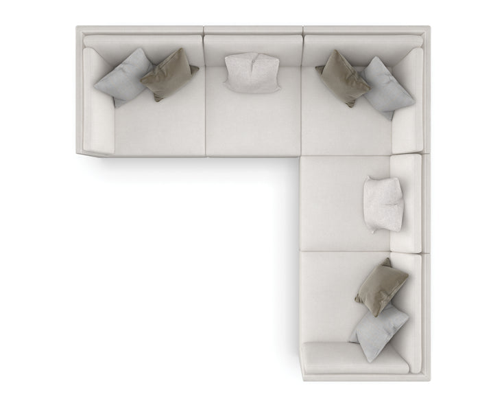 Caracole Deep Retreat Modular Sofa Eckelement   UPH-021-CR1-A von Instylior