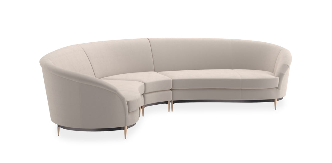 Caracole  Three'S Company Eckelement Modulsofa  UPH-424-WE1 von instylior