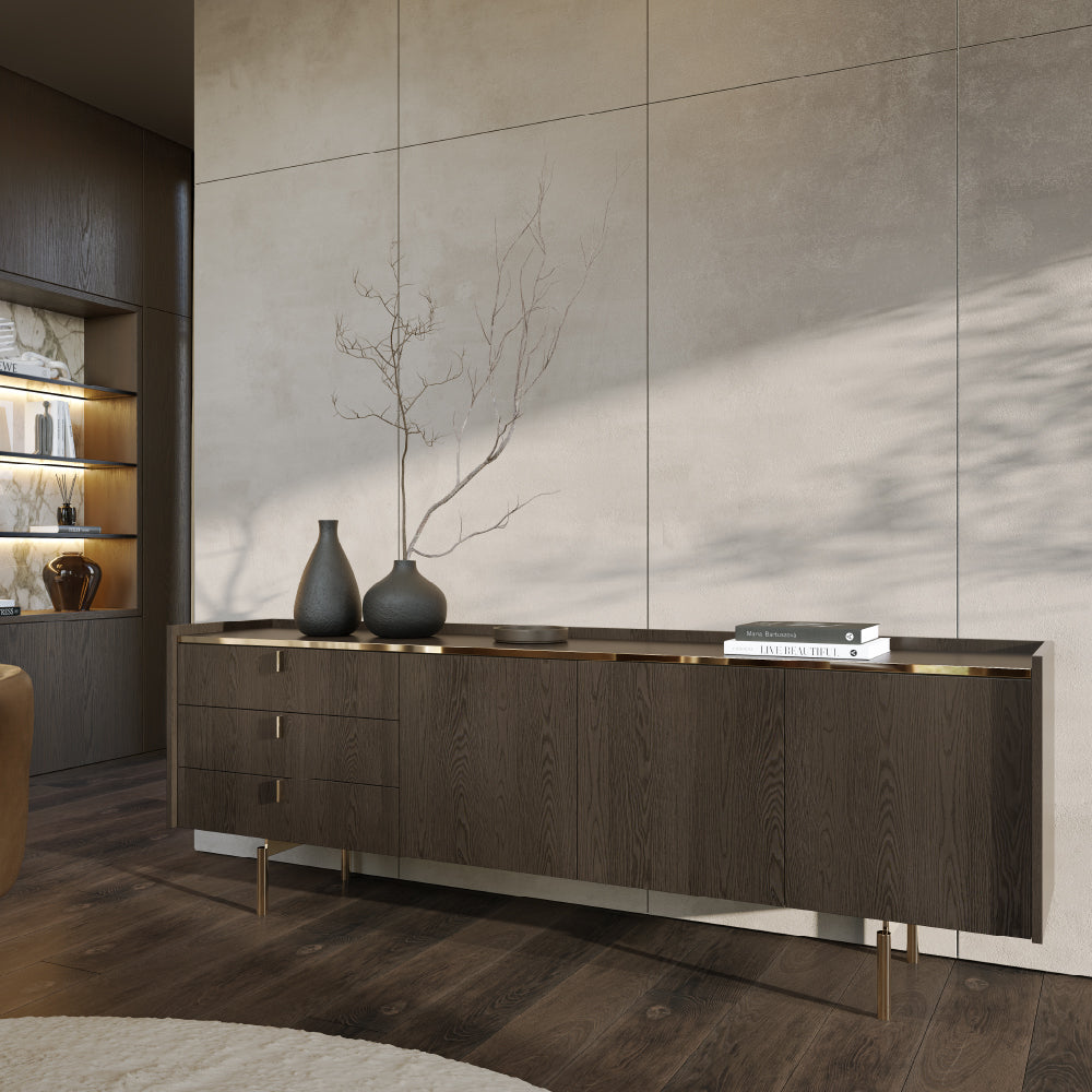 Evanyrouse Colline 3 Türen + 3 Schubladen Sideboard – Lifestyleansicht 3