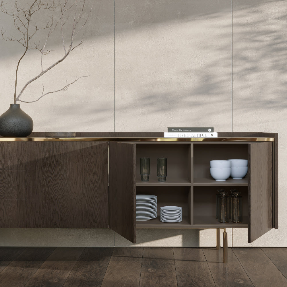 Evanyrouse Colline 3 Türen + 3 Schubladen Sideboard – Lifestyleansicht 4