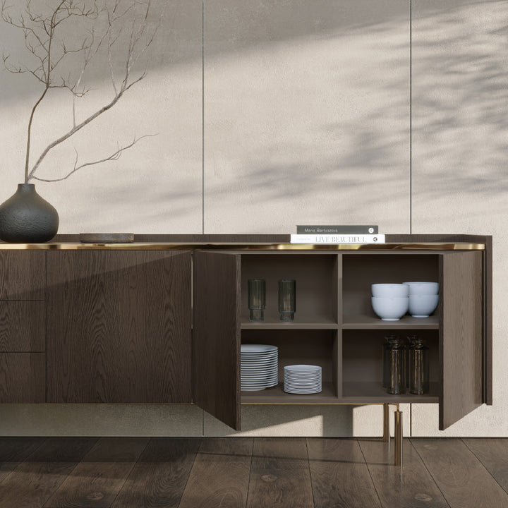Evanyrouse Colline 3 Türen + 3 Schubladen Sideboard – Lifestyleansicht 4