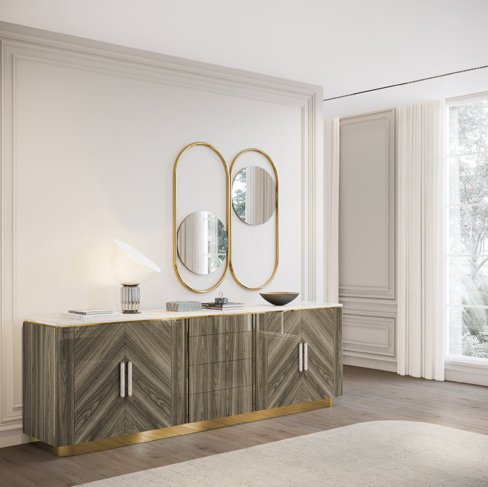 Evanyrouse Mattea Sideboard 4 Türen + 4 Schubladen – Lifestyleansicht 2