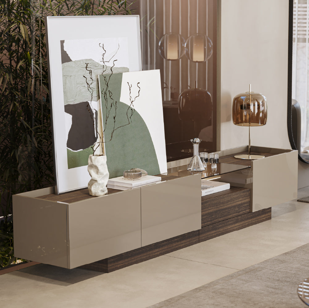 Evanyrouse Vollmer TV-Möbel – 240 × 46 × 46.5 cm – Lifestyleansicht 2
