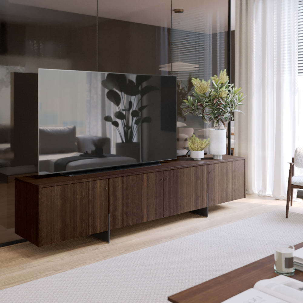 Evanyrouse Laggi TV-Möbel mit 4 Türen – Ansicht 4