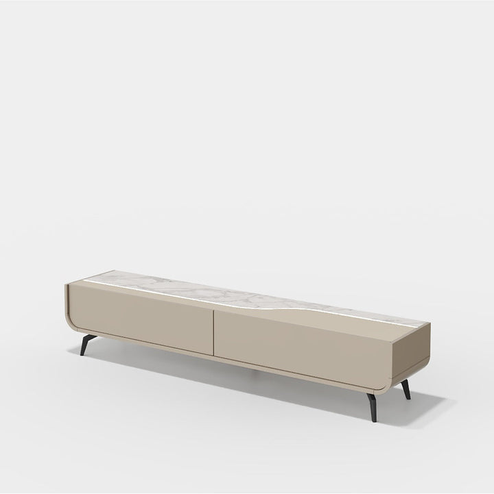 Evanyrouse Linard 2G II TV-Möbel mit Füßen und LED-Beleuchtung – Lifestyleansicht 1