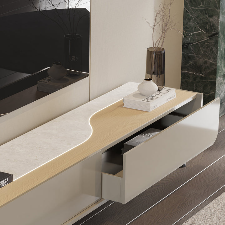 Evanyrouse Linard 2G II TV-Möbel mit Füßen – Lifestyleansicht 4