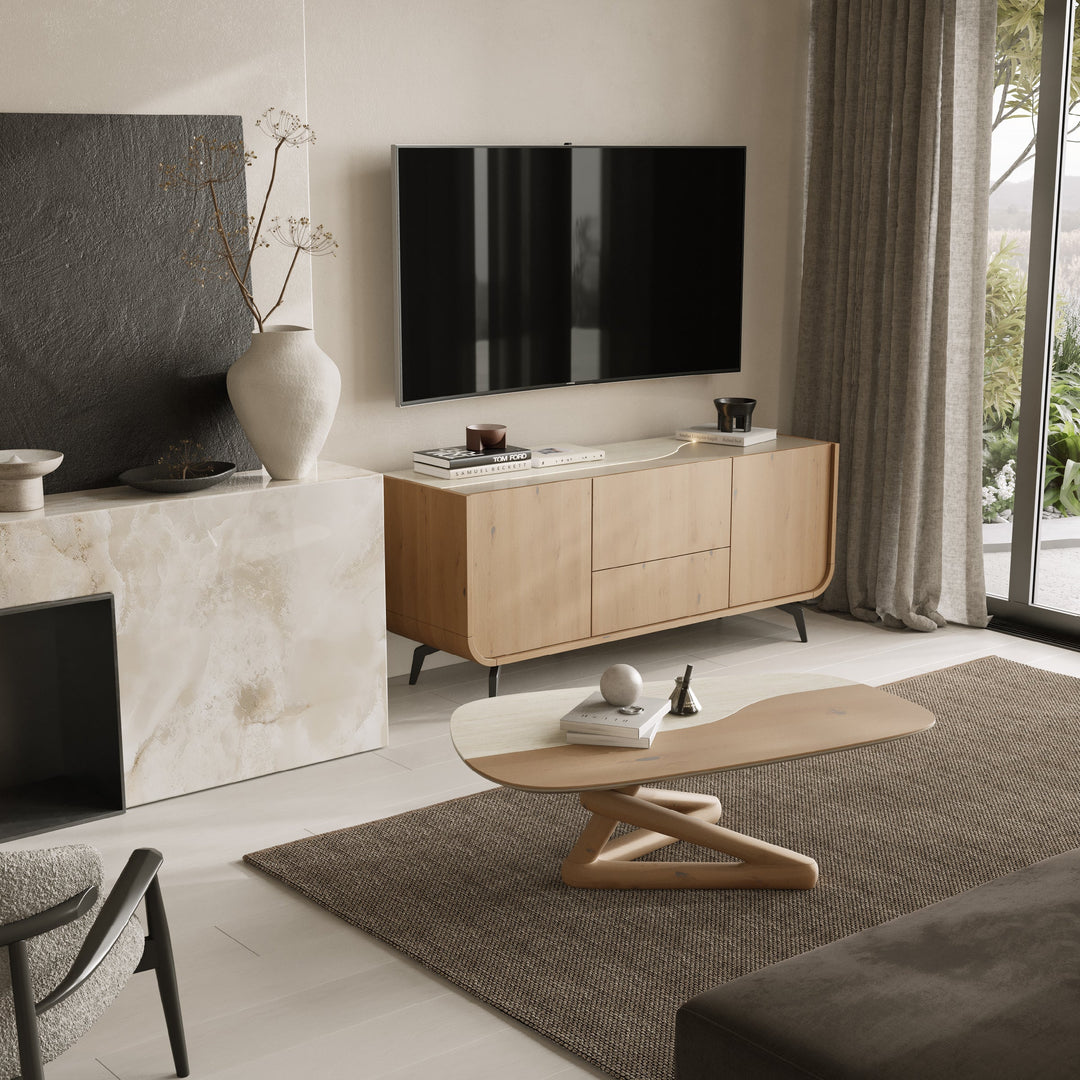 Evanyrouse Raggi 150 cm II TV-Möbel mit Füßen – Lifestyleansicht 3