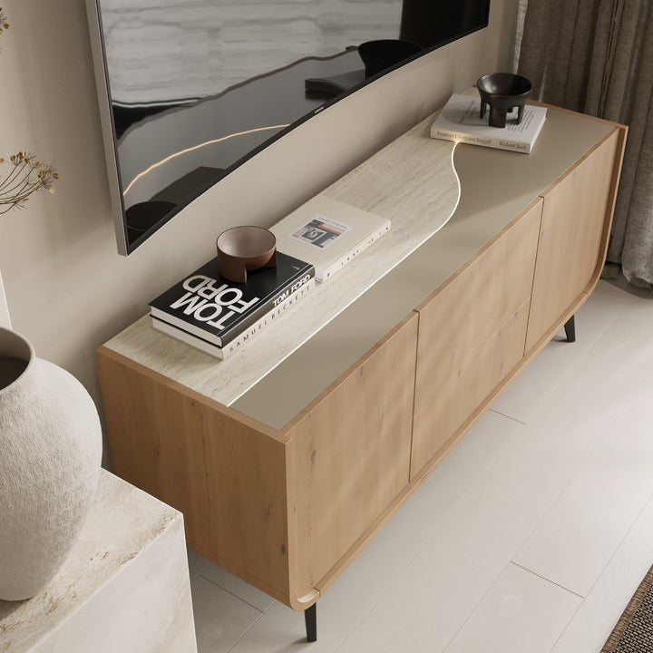 Evanyrouse Raggi 150 cm II TV-Möbel mit Füßen – Lifestyleansicht 4