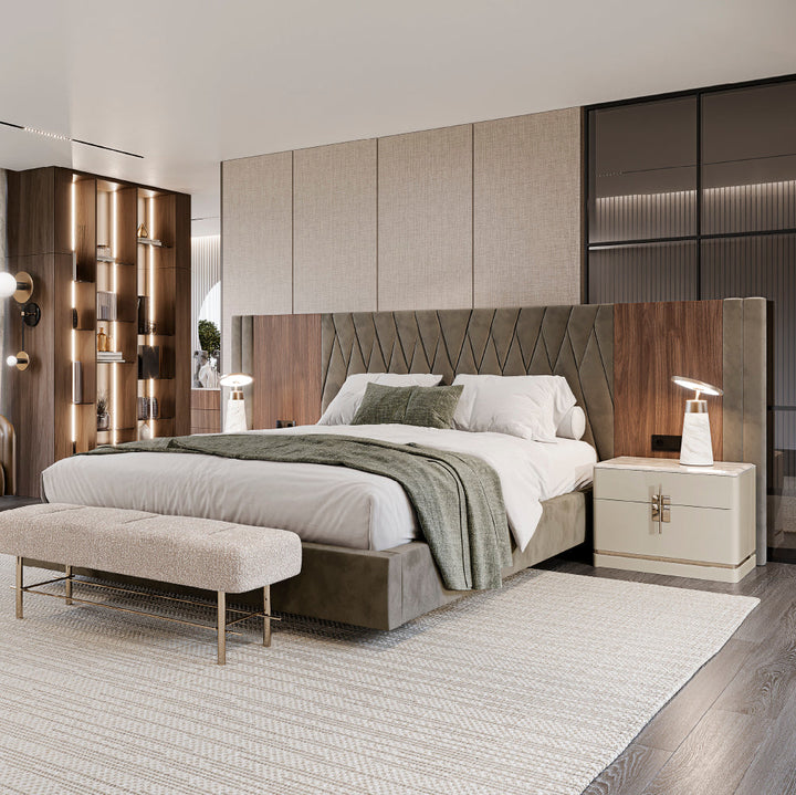 Evanyrouse Batha III Bett mit geschlossener Basis – Lifestyleansicht 3