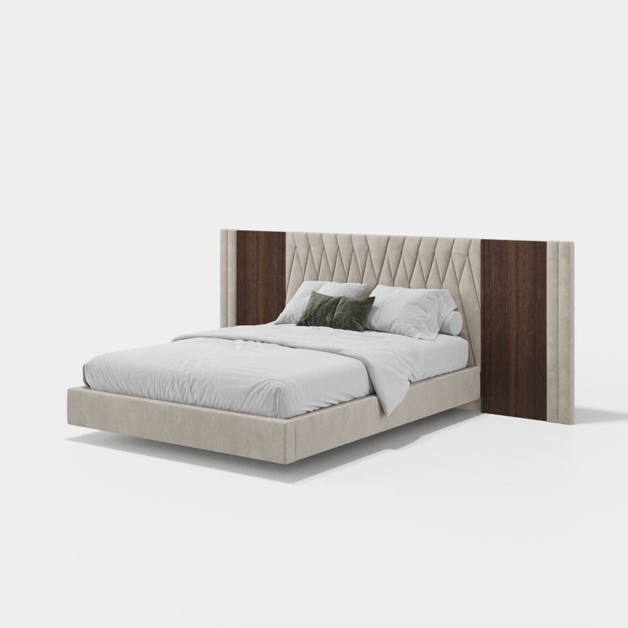 Evanyrouse Batha III Bett mit schwebender Basis – Lifestyleansicht 1