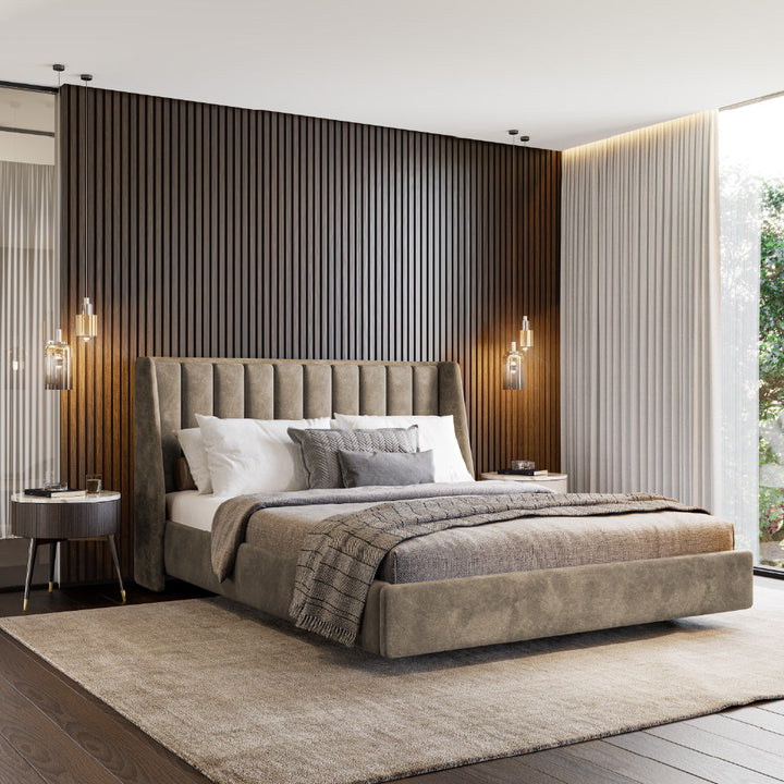 Evanyrouse Guiller II Bett mit schwebender Basis – Lifestyleansicht 3