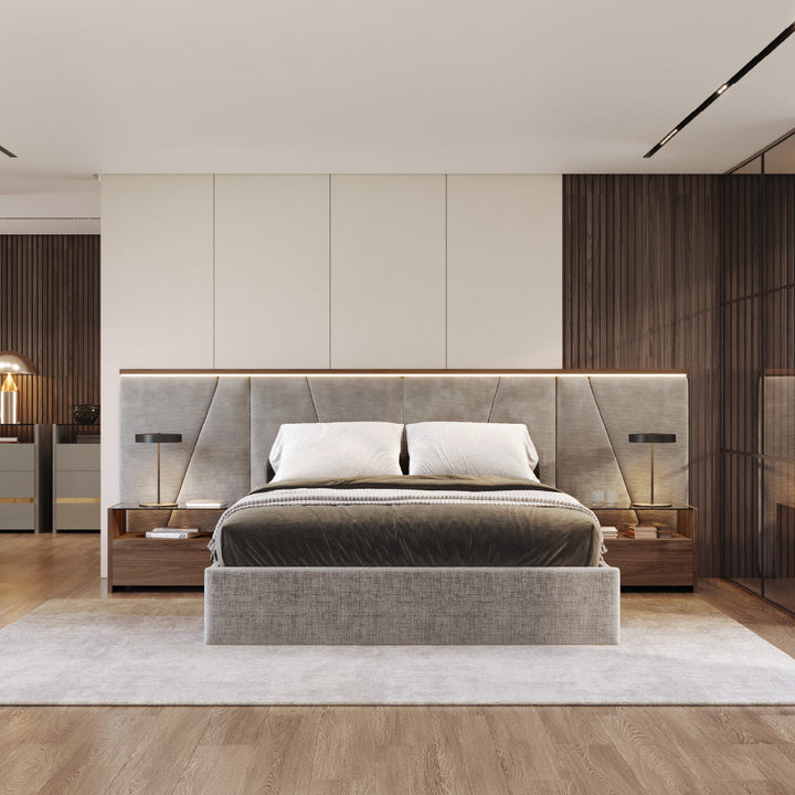 Evanyrouse Kugha Bett mit geschlossener Basis – Lifestyleansicht 3