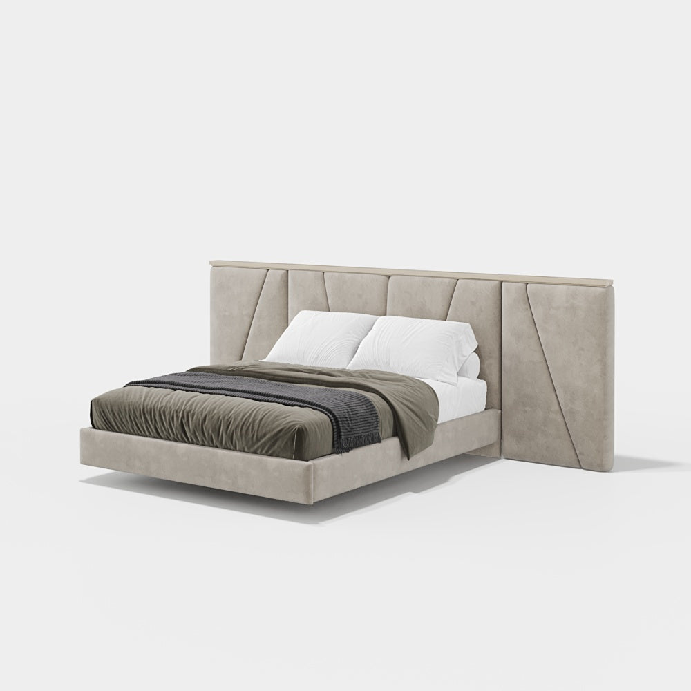 Evanyrouse Kugha Bett mit schwebender Basis – Lifestyleansicht 1