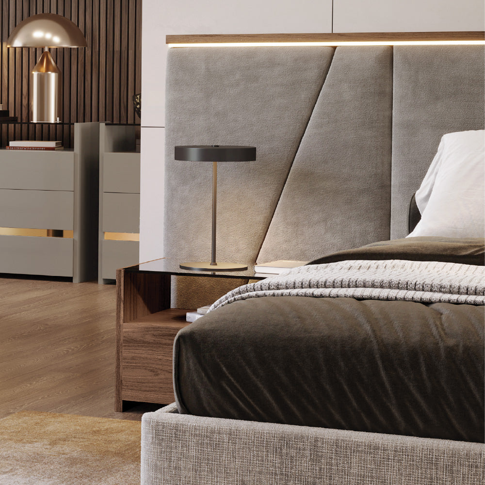 Evanyrouse Kugha Bett mit schwebender Basis – Lifestyleansicht 4