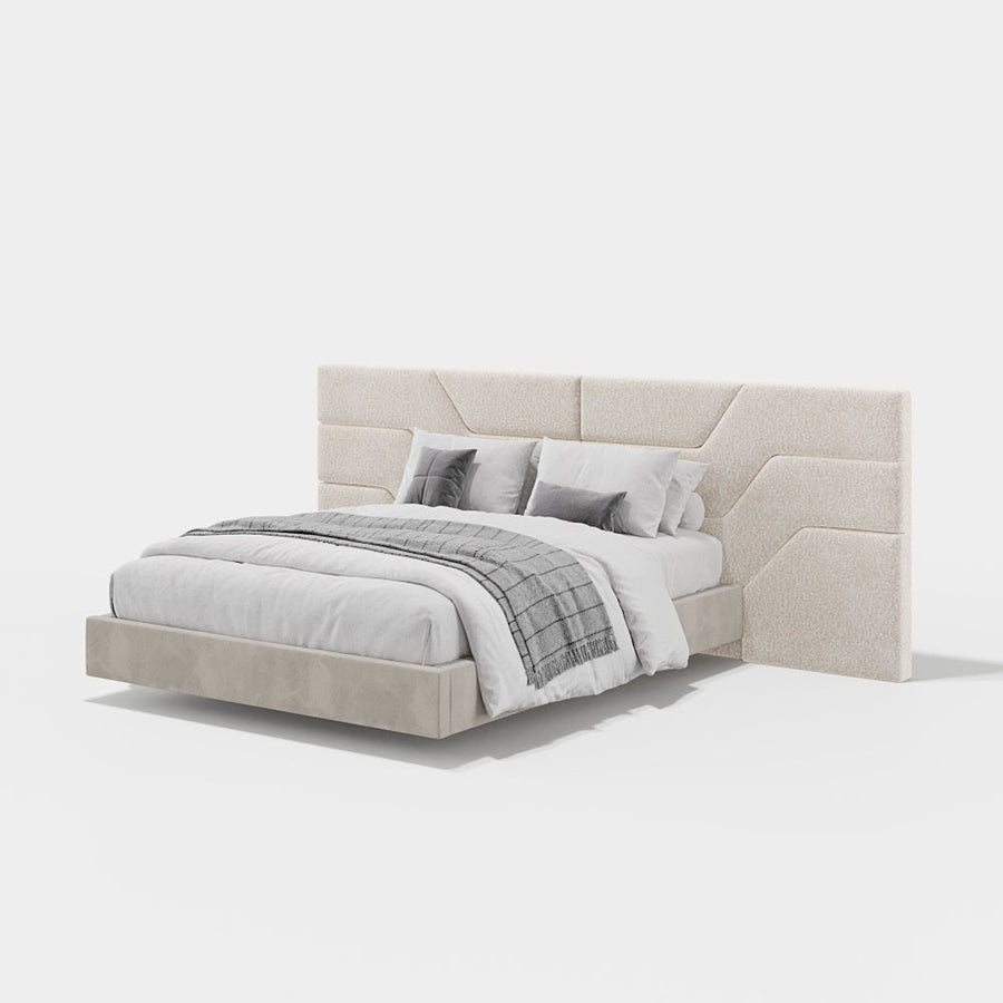 Evanyrouse Laer Bett mit schwebender Basis – Lifestyleansicht 1