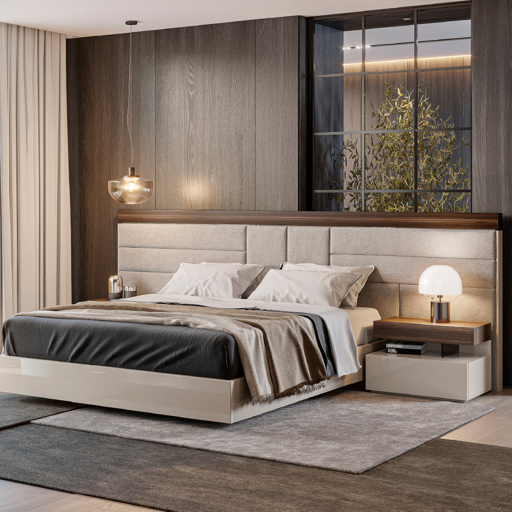 Evanyrouse Opal Bett mit schwebender Basis – Lifestyleansicht 3