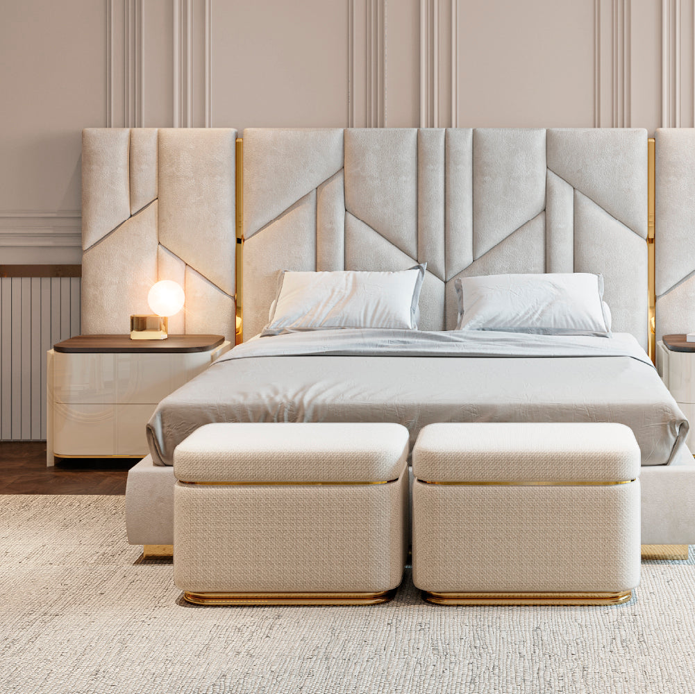 Evanyrouse Vercelli Bett mit geschlossener Basis – Lifestyleansicht 3