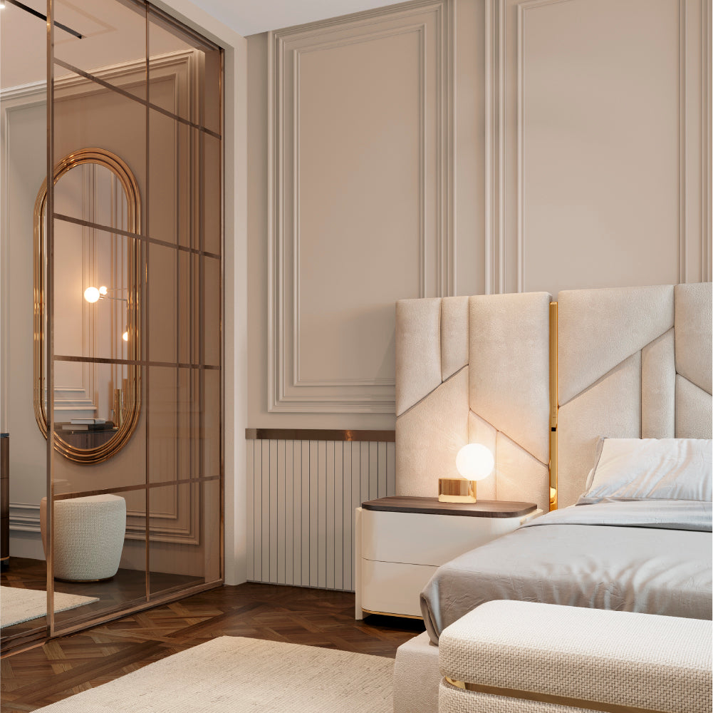 Evanyrouse Vercelli Bett mit geschlossener Basis – Lifestyleansicht 4