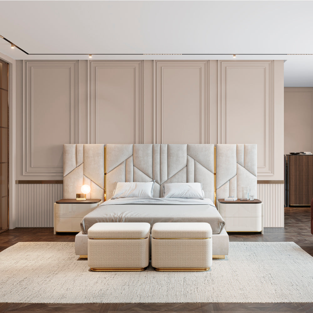 Evanyrouse Vercelli Bett mit schwebender Basis – Lifestyleansicht 3