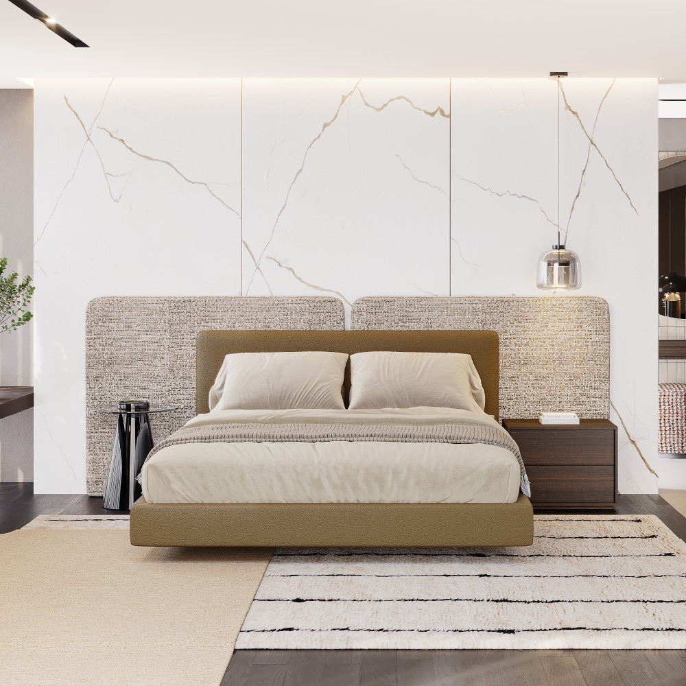Evanyrouse Vollmer Bett mit schwebender Basis – Lifestyleansicht 2
