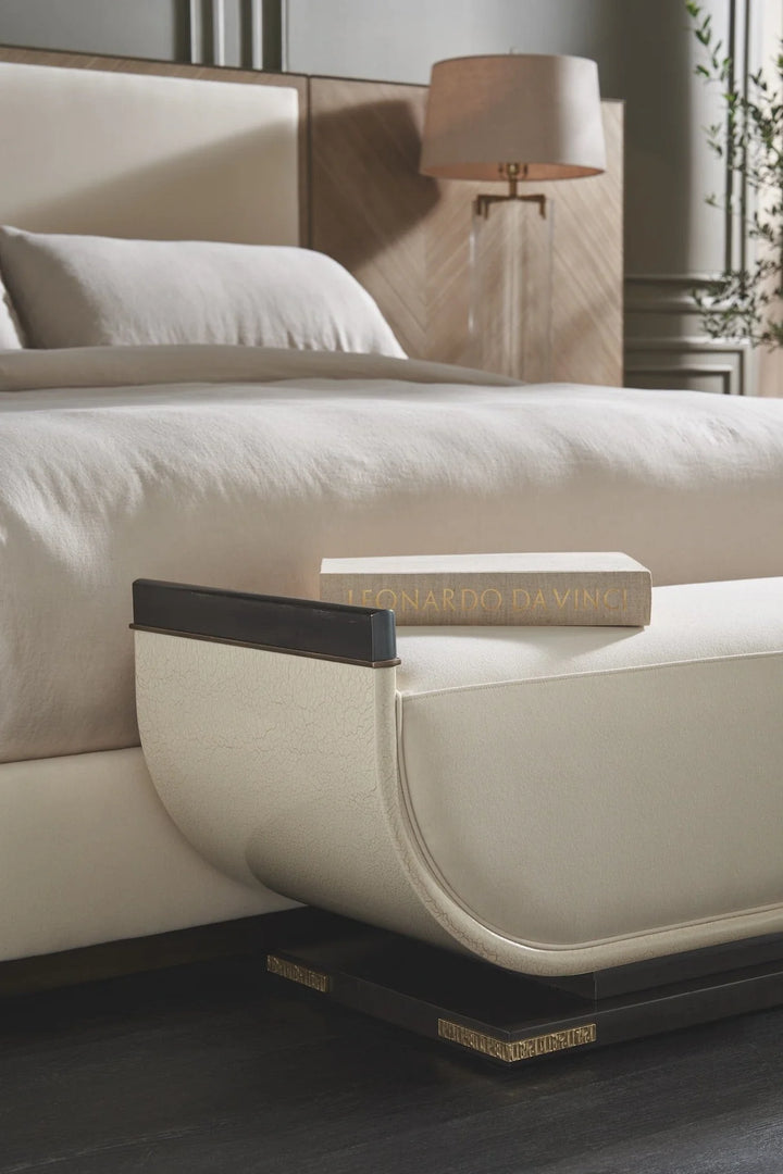 Caracole bed bench upholstered bench CLA-423-081 from Instylior