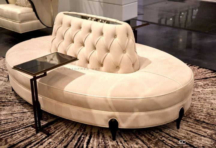 Christopher Guy elegantes Rundsofa 60-0357 von Instylior Liegen, Bänke, Canapés Christopher Guy 