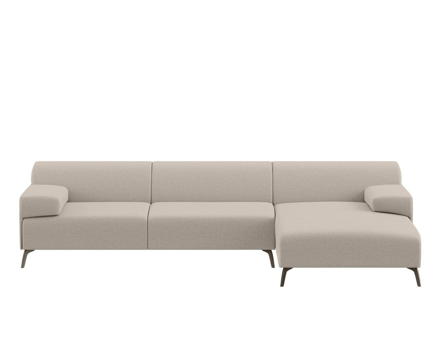 Dôme Deco Lugano Ecksofa LUG330-160/FAB11 von instylior Ecksofa Dôme Deco 