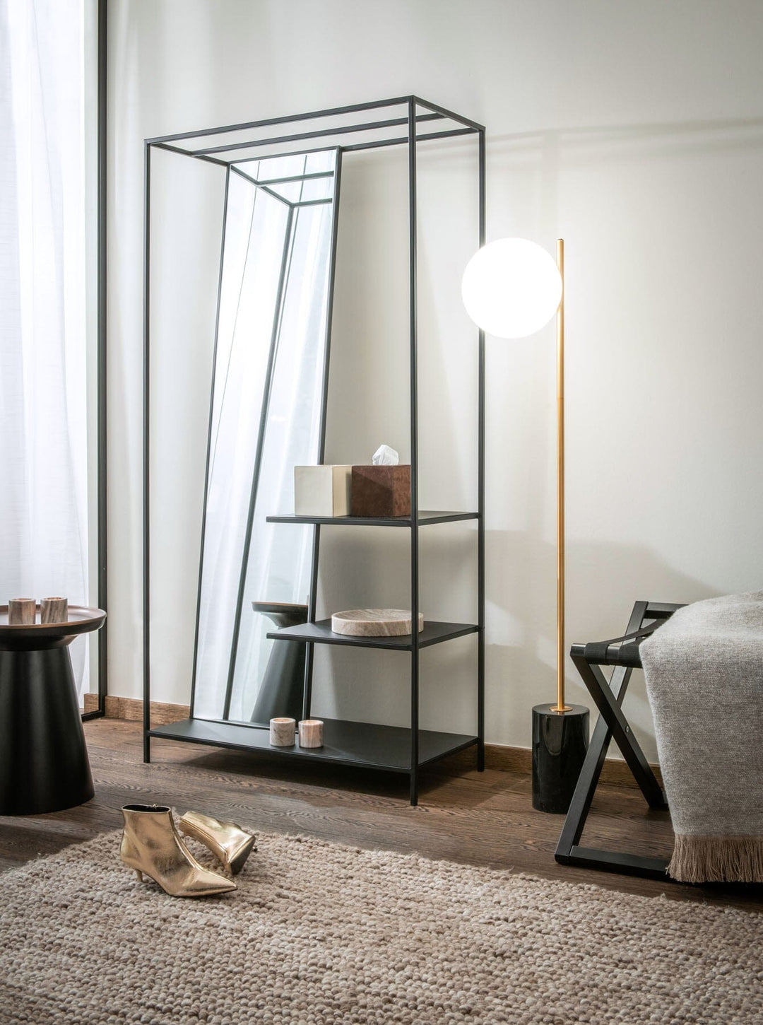 Dôme Deco Raphael Gepäckträger LV10-W1/BLA von instylior Kofferablagen Dôme Deco 
